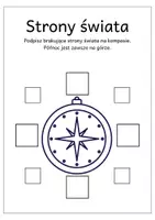 zapowiedź - Karty pracy - Strony świata – karta pracy z kompasem - obwoluta