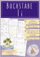 Vorschau - Arbeitsblätter - BUCHSTABE Ii Druckschrift| Arbeitsblätter zur Buchstabenerarbeitung | Buchstabenweg | phonologische Bewusstheit Klasse 1 - Deckblatt