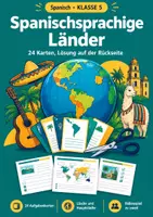 Vorschau - Test - Spanischsprachige Länder, Aufgabenkarten, Klasse 5 - Deckblatt