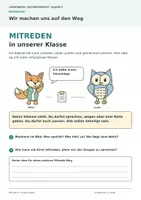 Vorschau - Arbeitsblätter - Mitreden in unserer Klasse: Mitsprache Klasse 4 - Seite 1