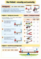 Vorschau - Arbeitsblätter - Physik Klasse 7–9 – Bewegung, Kräfte, Druck und einfache Maschinen – 4 Materialien - Seite 2