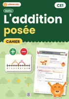 Aperçu - Feuilles d'exercices - Additions et soustractions posées – CE1 - Page de couverture