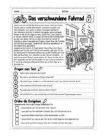 Vorschau - Arbeitsblätter - Leseverständnis Klasse 3 – 10 Geschichten | Lesepass, Fragen & Lösungen - Seite 3
