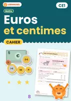 Aperçu - Feuilles d'exercices - Euros et centimes – cahier CE1 - Page de couverture
