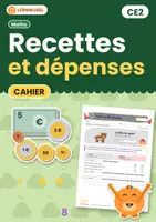 Aperçu - Feuilles d'exercices - Recettes et dépenses – cahier CE2 - Page de couverture