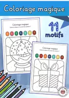 Aperçu - Matériel pour travaux manuels / dessin - Noël coloriage magique - Page de couverture