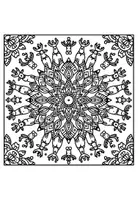 Aperçu - Feuilles d'exercices - Mandalas de Noël à photocopier : 5 modèles - Page 3