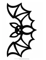 Vorschau - Mal- und Bastelvorlagen - Halloween Fensterbilder zum Prickeln & Ausschneiden – Fledermaus - Seite 3