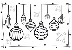 anteprima - Materiale per pittura e bricolage - Palline di Natale: disegni da colorare - Pagina di copertina