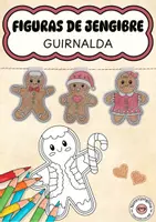 Vista previa - Manualidades / Dibujos para colorear - Guirnalda de figuras de jengibre para Navidad, proyecto de manualidades en grupo - Portada