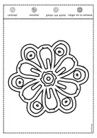 Vista previa - Manualidades / Dibujos para colorear - Flores decorativas para ventanas primavera/verano - página 2