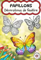 Aperçu - Matériel pour travaux manuels / dessin - Modèle papillon pour décoration de fenêtre - Page de couverture
