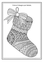 anteprima - Materiale per pittura e bricolage - Mandala natalizi Zentangle – disegni invernali da colorare - Pagina 1
