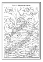 anteprima - Materiale per pittura e bricolage - Mandala natalizi Zentangle – disegni invernali da colorare - Pagina 2