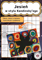 zapowiedź - Karty pracy - Jesień w stylu Kandinsky'ego – projekt plastyczny - obwoluta