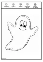 zapowiedź - Szablony do malowania i rękodzieła - Duszki na Halloween – nakłuwanki i obrazki na okno - strona 3