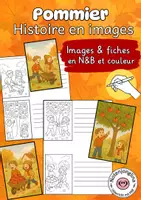 Aperçu - Feuilles d'exercices - Histoire en images d'automne : le pommier - Page de couverture