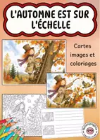 Aperçu - Feuilles d'exercices - L'automne est sur l'échelle – cartes illustrées pour la chanson - Page de couverture