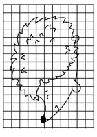 Vista previa - Manualidades / Dibujos para colorear - Cuadrículas de otoño para colorear: contraste cálido-frío - página 3