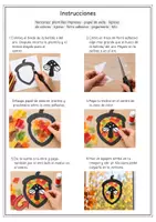 Vista previa - Manualidades / Dibujos para colorear - Decoración de otoño para la ventana: manualidad con papel de seda - página 1