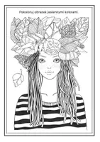 zapowiedź - Szablony do malowania i rękodzieła - Jesienne kolorowanki Zentangle - strona 1