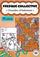 Aperçu - Matériel pour travaux manuels / dessin - Fresque collective citrouilles d'Halloween : 30 pièces - Page de couverture