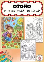 Vista previa - Manualidades / Dibujos para colorear - Dibujos de otoño para colorear: 14 láminas para Plástica y sustituciones - Portada