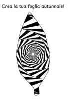 anteprima - Materiale per pittura e bricolage - Foglie d'autunno op art da colorare: decorazioni per finestre - Pagina 3