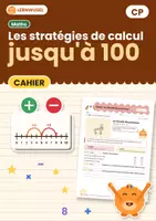 Aperçu - Feuilles d'exercices - Stratégies de calcul jusqu’à 100 – CP - Page de couverture