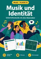 Vorschau - Stundenentwürfe - Musik und Identität, Unterrichtsstunde, Klasse 10 - Deckblatt