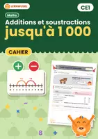 Aperçu - Feuilles d'exercices - Calculs avec passage jusqu’à 1 000 – CE1 - Page de couverture