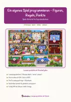 Vorschau - Arbeitsblätter - Ein eigenes Spiel programmieren – Figuren, Regeln, Punkte – Lesespurgeschichte mit Rätselaufgaben (Klasse 7) - Seite 1