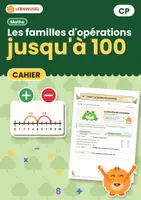 Aperçu - Feuilles d'exercices - Familles d’opérations jusqu’à 100 – CP - Page de couverture