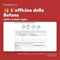 anteprima - Esercizi - 🎁 L’officina della Befana – solidi e scatole regalo (classi quarta e quinta primaria) - Pagina di copertina