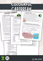 Vorschau - Arbeitsblätter - Colourful Caribbean - Jamaica & Bahamas - Deckblatt