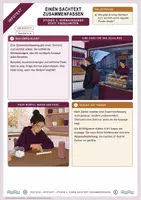 Vorschau - Arbeitsblätter - Sachtext zusammenfassen: Kernaussagen statt Einzelheiten | Unterrichtsstunde mit Materialien, Arbeitsblättern und Lösungen | Deutsch Klasse 9/10 - Seite 1