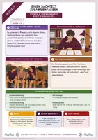 Vorschau - Arbeitsblätter - Sachtext zusammenfassen: Kernaussagen statt Einzelheiten | Unterrichtsstunde mit Materialien, Arbeitsblättern und Lösungen | Deutsch Klasse 9/10 - Seite 2