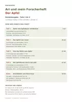 Vorschau - Unterrichtsreihen - Der Apfel NMG Unterrichtsmaterial für die 1. /2. Klasse - Seite 1