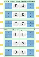 Vorschau - Stationenlernen - Groß- und Kleinbuchstaben zuordnen - Klammerkarten - Seite 2