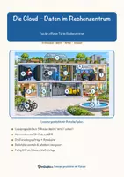 Vorschau - Arbeitsblätter - Die Cloud – Daten im Rechenzentrum – Lesespurgeschichte mit Rätselaufgaben (Klasse 9) - Seite 1