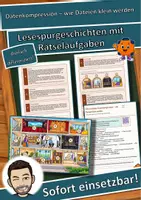 Vorschau - Arbeitsblätter - Datenkompression – wie Dateien klein werden – Lesespurgeschichte mit Rätselaufgaben (Klasse 10) - Deckblatt