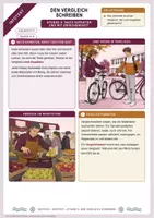 Vorschau - Arbeitsblätter - Sachtextvergleich schreiben: Vergleich nach Aspekten mit Zwischenfazit | Unterrichtsstunde mit Materialien, Arbeitsblättern und Lösungen | Deutsch Klasse 9/10 - Seite 1