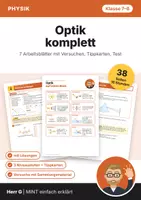 Vorschau - Stundenentwürfe - Optik komplette Reihe Klasse 7–8 - Deckblatt