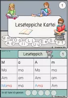 Vorschau - Arbeitsblätter - Leseteppiche Klasse 1 – Lautleseübungen Lautlesezeit - Seite 2