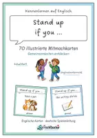 Vorschau - Spiele - Stand up if you … – Kennenlernspiel mit 70 Bildkarten für den Englischunterricht - Deckblatt