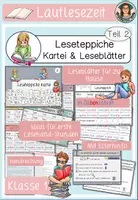 Vorschau - Arbeitsblätter - Lautlesezeit im Leseband wachsendes Gesamtpaket Klasse 1-6 - Seite 1