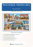 Vorschau - Mal- und Bastelvorlagen - Morsen und Signale – Nachrichten codieren – Lesespurgeschichte mit Rätselaufgaben (Klasse 3) - Seite 1