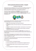 Vorschau - Arbeitsblätter - Geografie Einführung – Kreuzworträtsel, Übungen & Partnerarbeit Gewi Klasse 5 und 6 - Seite 1