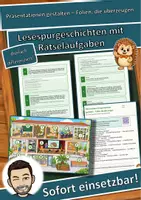 Vorschau - Arbeitsblätter - Präsentationen gestalten – Folien, die überzeugen – Lesespurgeschichte mit Rätselaufgaben (Klasse 6) - Deckblatt