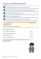 Vorschau - Arbeitsblätter - Rechengeschichten Herbst Klasse 2-3 | Wimmelbild, Sachaufgaben, Textaufgaben, Mathe, Rechnen im Alltag, Freiarbeit, Herbstmarkt, 2. Klasse, 3. Klasse - Seite 3